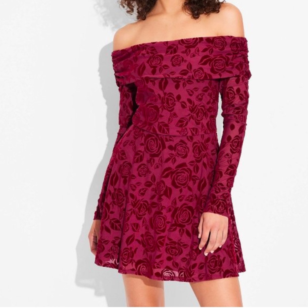 LONG SLEEVE MINI DRESS! WILD FABLE